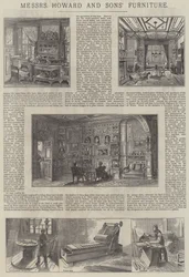 Werbung, Möbel von Messers Howard und Sons (Gravur)