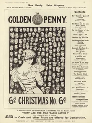 Werbung für The Golden Penny Christmas Number
