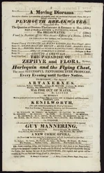 Werbung für eine Aufführung im New Theatre Royal