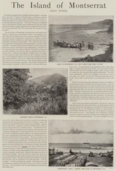 Werbung, die Insel Montserrat, Westindien