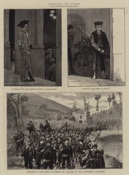 Angelegenheiten in Spanien (Gravur)