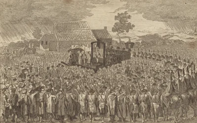 Eine genaue Ansicht der Hinrichtung von Lord Ferrers