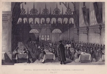 Jährliche Prüfung am Trinity College, Cambridge, Mai 1842