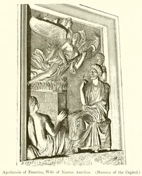 Apotheose der Faustina, Frau von Marcus Aurelius (Kapitolmuseum)