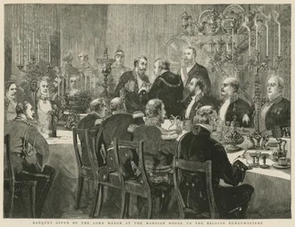 Bankett des Lord Mayor im Mansion House