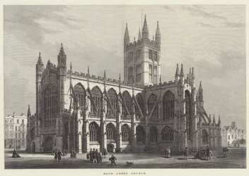 Bath Abbey Kirche (Gravur)
