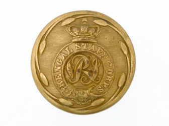 Knopf, Bengal Staff Corps, 1876-1891