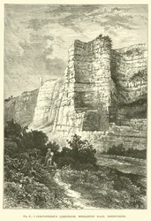 Karbonkalkstein, Middleton Dale, Derbyshire