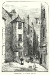 Haus von Kardinal Beaton (Stich)