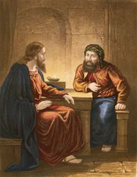 Christus und Nikodemus