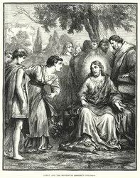 Christus und die Mutter der Kinder des Zebedäus