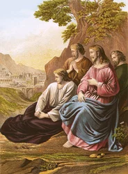 Christus sagt die Zerstörung Jerusalems voraus