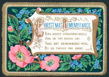 Weihnachtserinnerung, Weihnachtskarte