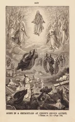 Christi zweites Kommen (Gravur)