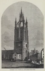 Kirche St. Nicholas, Newcastle-upon-Tyne (Gravur)