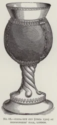 Kokosnussbecher (um 1500) in der Ironmongers