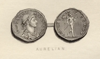 Münze aus der Ära von Aurelian