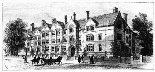 Dalton Hall, Wohnheim für Studenten der Victoria University, Manchester