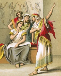 Daniel informiert seine Gefährten über die Forderungen des Königs