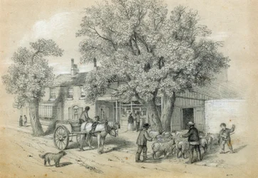 Deacons Laden, Metzger, Kilburn, gegenüber Paddock Villias, in der Nähe der Brauerei