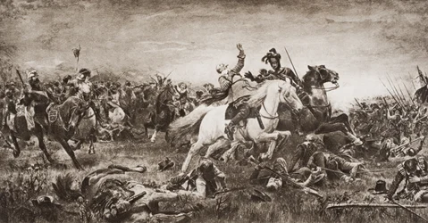 Tod von Gustav II. Adolf, Illustration aus 