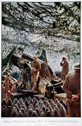 Trotz unter seinem Verteidigungsnetz, 1914-19
