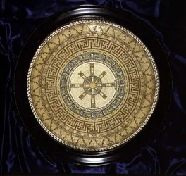 Entwurf für einen Mosaikboden, ca. 1870