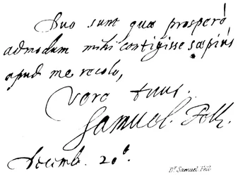 Dr. Samuel Fell