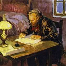 Dvořák schrieb stundenlang in seinen miserablen Unterkünften