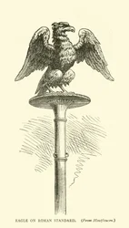 Adler auf römischem Standard