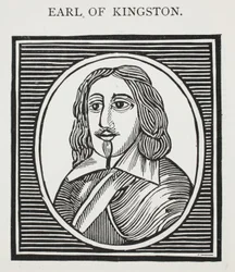 Earl of Kingston (1600-80), Illustration aus Chap-books des achtzehnten Jahrhunderts von John Ashton, veröffentlicht 1882