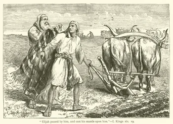 „Elia ging an ihm vorüber und warf seinen Mantel über ihn“, I, Könige, xix