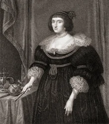 Elizabeth, Königin von Böhmen, aus Lodges British Portraits, 1823