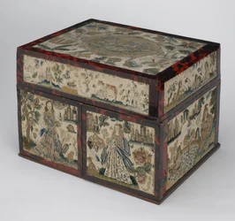 Bestickte Schatulle, ca. 1660