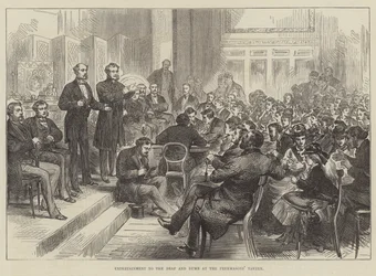 Unterhaltung für die Taubstummen im Freimaurer-Tavern