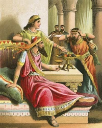 Esther beschuldigt Haman