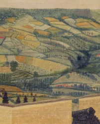 Weitläufige Landschaft von Rodborough Fort aus gesehen, ca. 1764 (Detail)