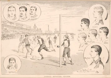 Fußball - Ironopolis gegen Stockton, 1892