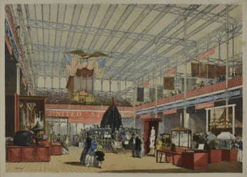 Aus "Dickinsons umfassende Bilder der Großen Ausstellung von 1851", veröffentlicht 1854 - Amerika, 1854