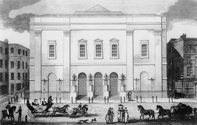 Vorderansicht des Theatre Royal Drury Lane