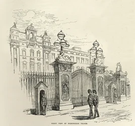 Vorderansicht des Buckingham Palace (aus 