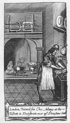 Frontispiz zu The French Cook von La Varenne, 1653