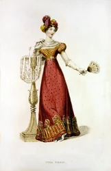 Festkleid, Modeplatte aus Ackermann