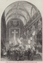 Trauergottesdienst zu Ehren von Marschall Soult in der Kirche der Invaliden in Paris