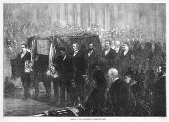 Beerdigung von Dr. Livingstone in der Westminster Abbey