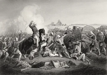 General Havelocks Angriff auf Nana Sahib bei Futtypore 1857, aus 
