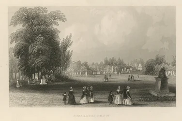 Gesamtansicht des Kensall Green Cemetery