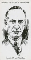 Geoffrey de Havilland, englischer Flieger und Flugzeugkonstrukteur