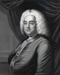 Georg Friedrich Händel, graviert von Thomson