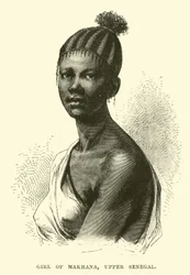 Mädchen von Makhana, Oberer Senegal
